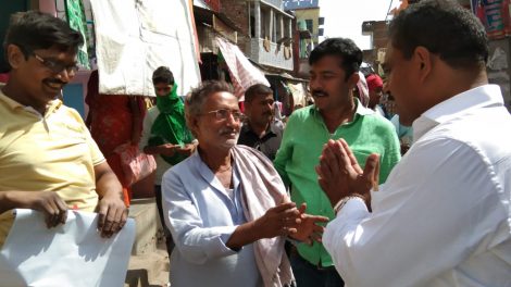 जनतांत्रिक विकास पार्टी के उम्‍मीदवार अनिल कुमार ने दिनारा में घर – घर जाकर मांगा वोट