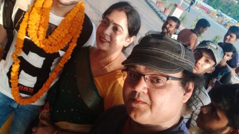 मिस्टर इंडिया 2019 नील आर्यन का पटना एयरपोर्ट पर गाजे बाजे के साथ भव्य स्वागत