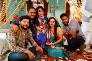 साड़ी पहने अभिनेता के के गोस्‍वामी की तस्‍वीरें सोशल मीडिया में खूब हो रही वायरल