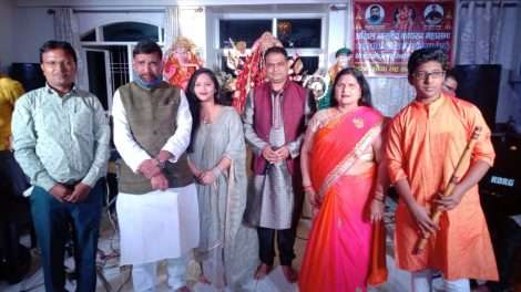 शारदीय नवरात्र के अवसर पर मां दुर्गा सप्तमी भजन संध्या
