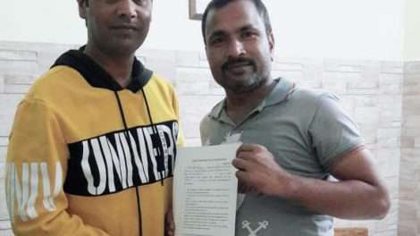 फ़िल्म निर्देशक ब्रजेश पाठक के साथ अगली फ़िल्म करेंगे अभिनेता आतिश भारद्वाज।
