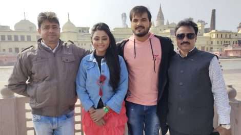 अरविन्द अकेला कल्लू की फिल्म ’’आन-बान-शान’’ की शूटिंग समाप्त हुआ