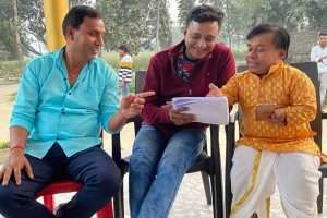 बस्‍ती जिले में जोर शोर से चल रही है यूथ स्‍टार अमरीश सिंह की फिल्‍म ‘कितने दूर कितने पास’ की शूटिंग