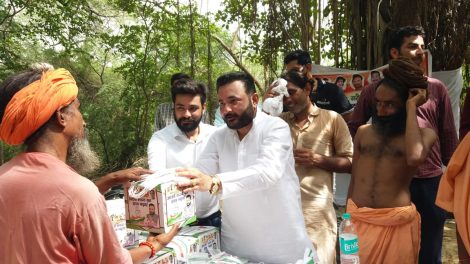 बाबा राधेनाथ की तीसरी बरसी पर आयोजित हुआ भव्य भंडारा व रात्रि जागरण - राणा सुजीत सिंह