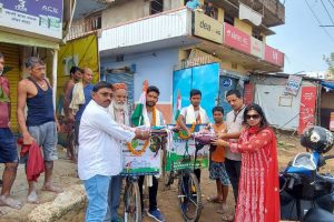 दीदी जी फाउंडेशन ने शांति दूत पर्यावरण योद्धा को किया सम्मानित।