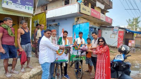 दीदी जी फाउंडेशन ने शांति दूत पर्यावरण योद्धा को किया सम्मानित।