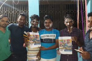 1 मिलियन पार हुआ शिवम् आर्या का गाना " बप्पा वाला जमीनिया", केक काट कर जश्न मनाया
