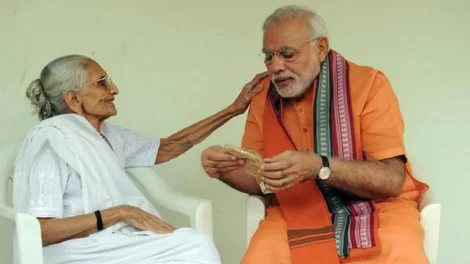 Modi Honors Late Mother Heeraba: "Glorious Century Rests at God's Feet"