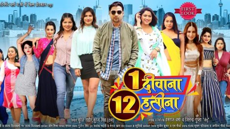 प्रेम सिंह की फिल्म '1 दीवाना 12 हसीना' का फर्स्ट पोस्टर आउट, फिल्म का लुक देख दांतों तले उँगली दबा लेंगे आप