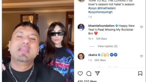 Yo Yo Honey Singh with his Girlfirend