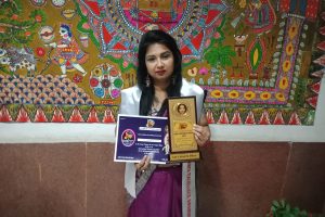 Dr. Namrata Anand, founder of Didiji Foundation, received the Gargi Excellence Award