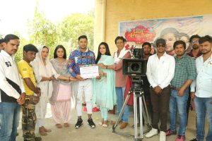 Prem Singh, Kajal Yadav, Sudiksha Jha's complete family Bhojpuri film 'Do Dil Bandhe Ek Dori Se' shooting started with auspicious time