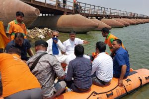 आरा में गंगा नदी के किनारे रिवर फ्रंट बनाने की कवायद शुरू
