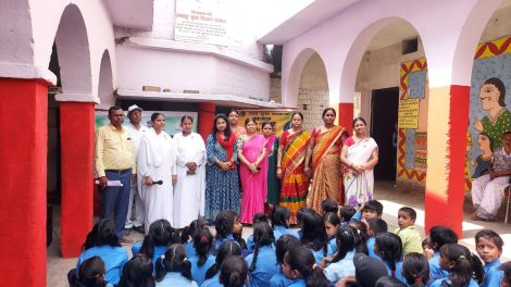तम्बाकू निषेध दिवस पर स्कूल के बच्चों को किया गया जागरूक
