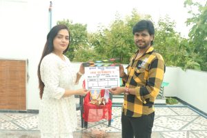 Ravi Tripathi, hero of the superhit film 'Love Connection' brought laurels to Prayagraj district