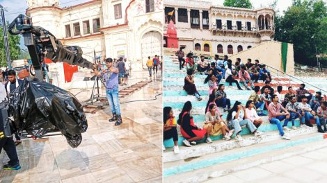 कौशिक द्विवेदी कर रहे हैं वाराणसी में बॉलीवुड मूवी का शूटिंग, श्रवण डांस क्लासेस के बच्चों को दिया चांस