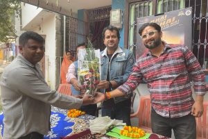 फिल्म भाई तो भाई होता हैं का प्रमोशन के लिए मुजफ्फरपुर पहुंचे आनंद देव मिश्रा