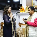 अभिनेत्री एवं समाजसेवी पाखी हेगड़े ने नितिन नवीन से किया औपचारिक मुलाकात